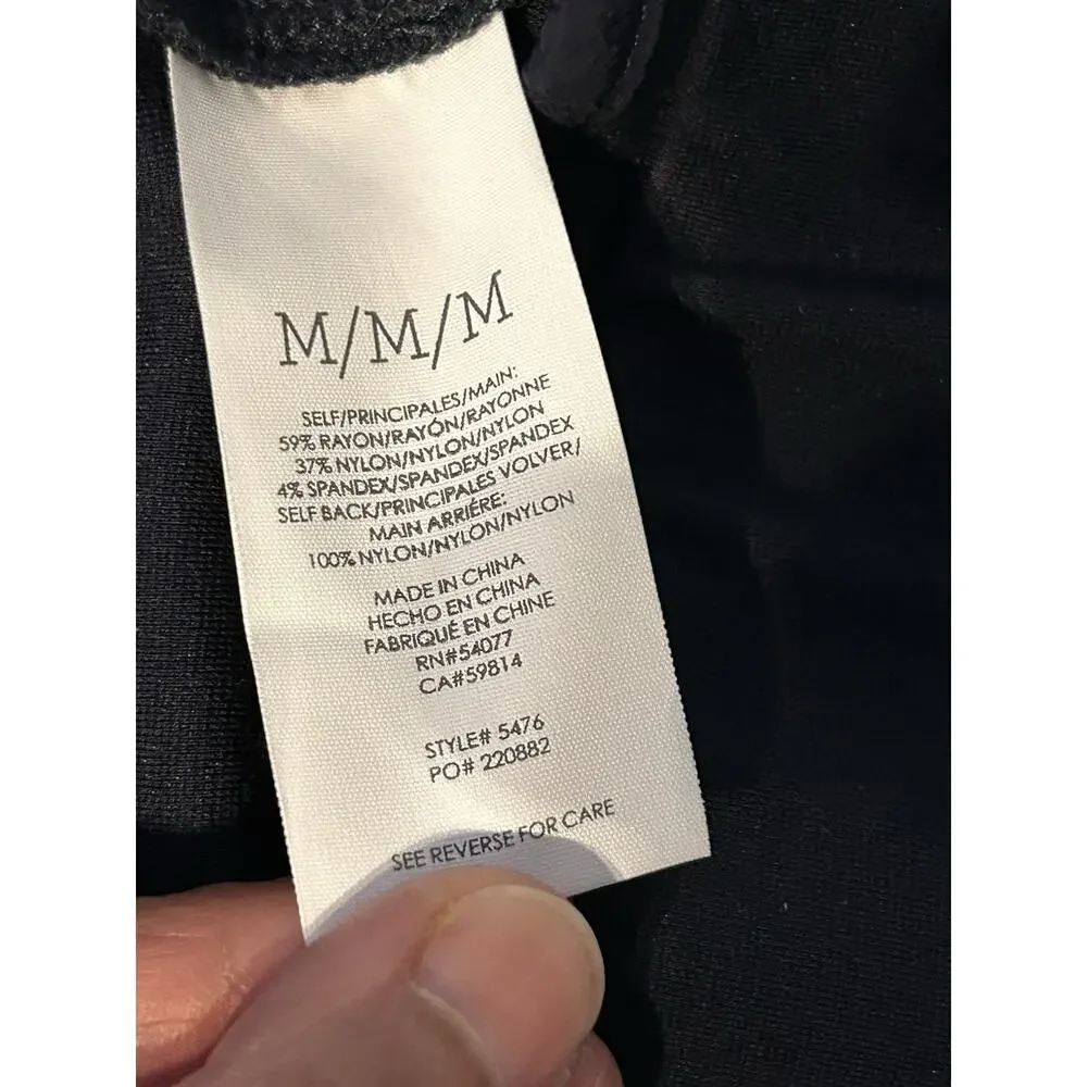 Cabi Chance Asymmetrical Moto Jacket Navy Blue Size M - Picture 7 of 7